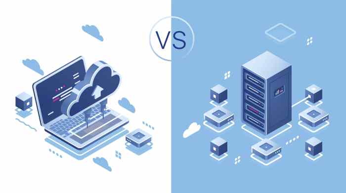 Cloud computing vs server farm